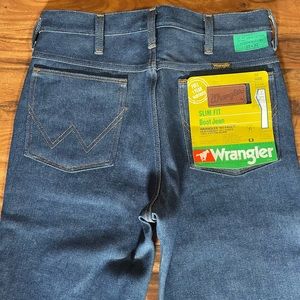 *BRAND NEW VINTAGE* Mens Wrangler Slim Fit Boot Jean